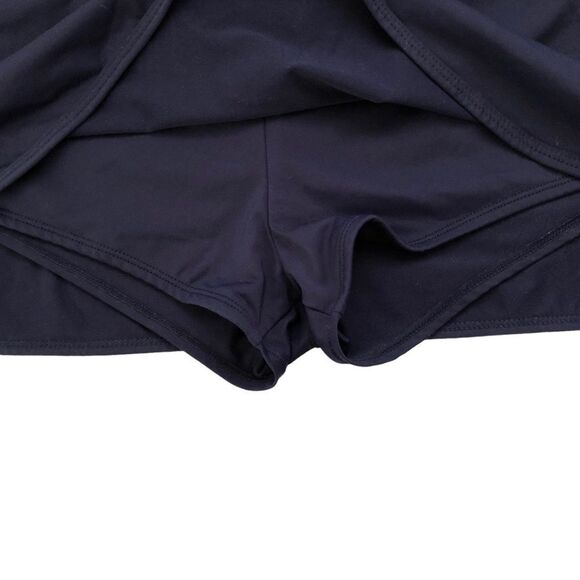 Athleta Tidal Swim Skirt Navy Blue Medi Size Large - Picture 6 of 13